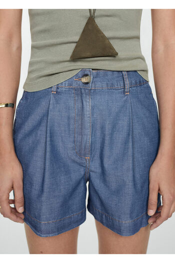 MANGO Woman Pensli denim şort
