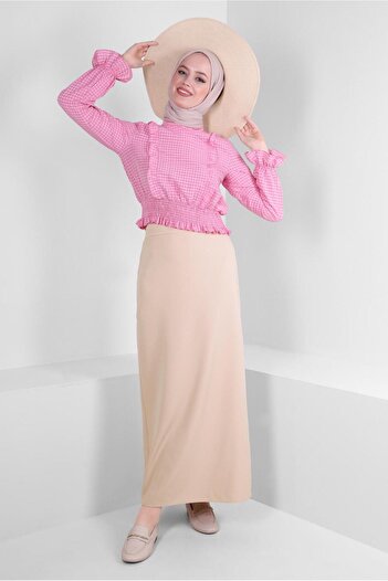 Alvina HIDDEN SLIT FLAT CUT SKIRT 60414