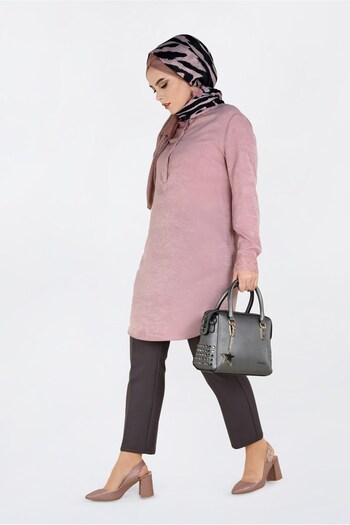 Alvina Laced Cuffed Tunic 2845