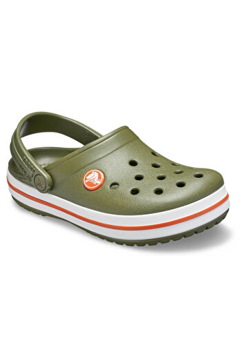 Crocs Saboti crocband kids - army green/burnt sienna
