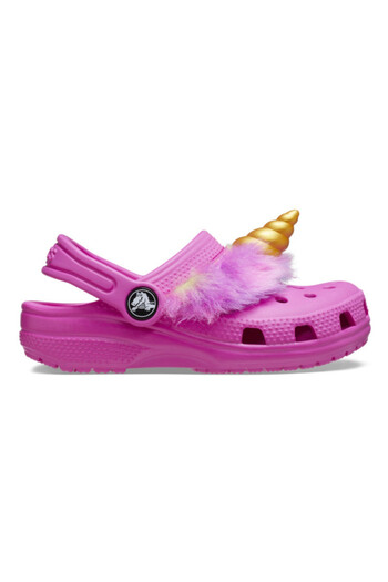 Crocs Saboti classic toddler i am unicorn clog - juice