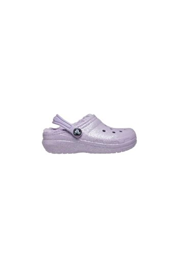 Crocs Saboti classic glitter lined clog kids - lavender