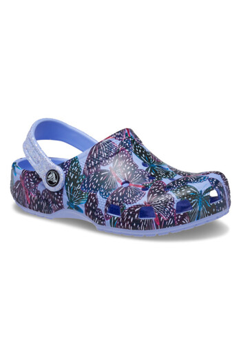 Crocs Saboti toddler classic butterfly clog - moon jelly
