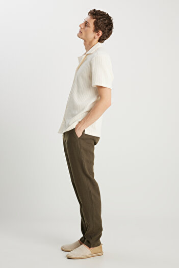 WRANGLER Chino Men's Linen Trousers W 2510479801