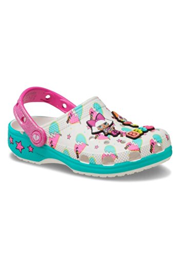 Crocs Saboti classic toddler lol surprise bff clog - white