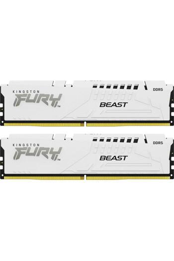 Kingston Memorii Kingston FURY Beast White, 64 GB (2x32GB), DDR5, 6000 MHz, CL32, EXPO