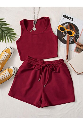 PENTHİLUS Round Neck Athlete and Sports Shorts