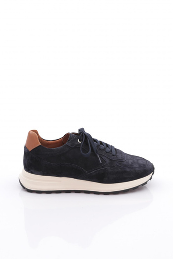 DGN Men's Sneakers Shoes Genuine Leather Navy Suede 281530282531068
