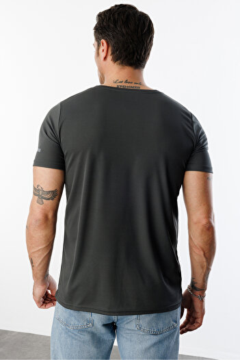 GENIUS STORE Erkek Nem Emici Hızlı Kuruma Atletik Teknik Performans Spor T-shirt DRIFIT-KISAKOLNEW