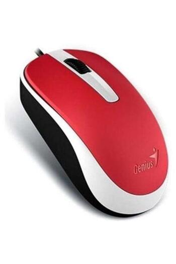 GENIUS Mouse Genius DX-110, Ambidextru (Rosu)