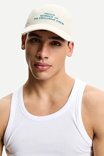 Bershka Embroidered cap