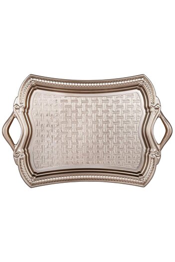 FARİKA 2-person Elisa Small Metal Tray (WHITE)