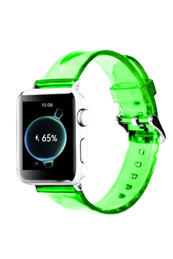 Generic Clear Silicone Strap Band for Smart Watches (44mm, 45mm, 49mm)