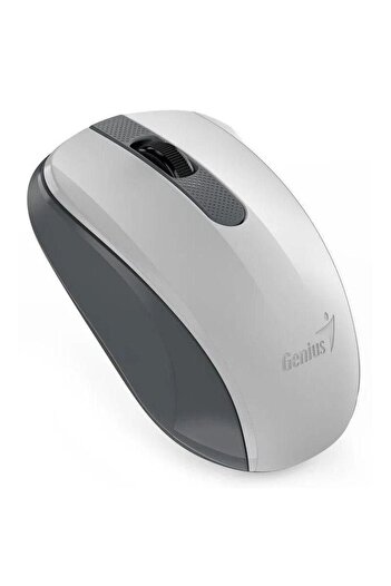 GENIUS Mouse Genius, NX-8008S, PC sau NB, wireless, 2.4GHz, optic, 1200 dpi, butoane/scroll 3/1 (Alb/Gri)
