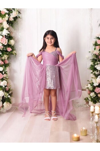 Ahsenimbebe Short Tail Inside Sequin Evening Dress