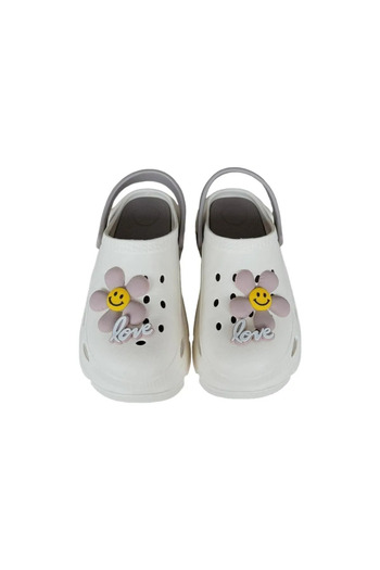 B&B Co. High Sole Floral Patterned Cross Slippers, Sea, Beach, Chef, Nurse, Doctor Slippers