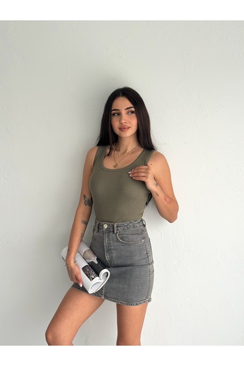 sportiness Halter Collar Flexible Trophy Camisole Fabric Tank Top