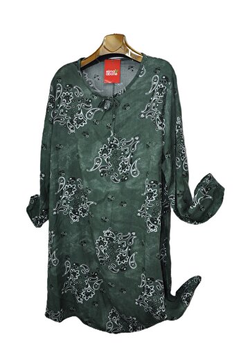 elma abone Plus Size Viscosa Lace Tunic