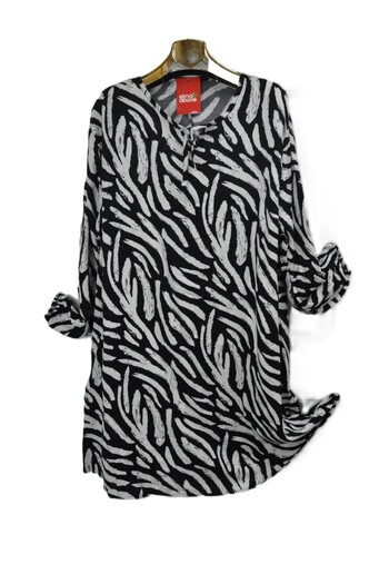 elma abone Plus Size Viscosa Lace Tunic