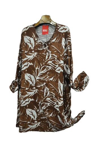elma abone Plus Size Viscosa Lace Tunic