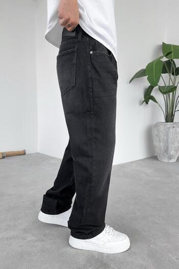 HAFKAGİYİM Soft Smoked Basic Baggy Trousers