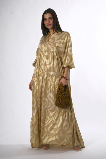 ABBRA Women's Katleya Model 100% Viscose Summer Dress