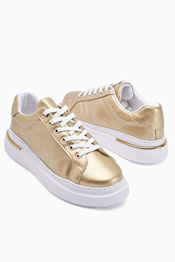 Limoya Anastazia Altın Topuk Detaylı Sneakers