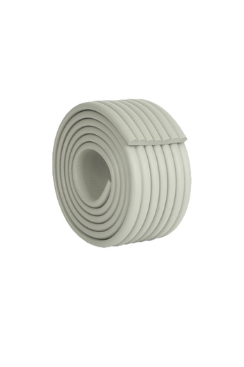 Evokids 3 Pieces Multi-Purpose Rubber Edge Protector Gray (6 Meters)