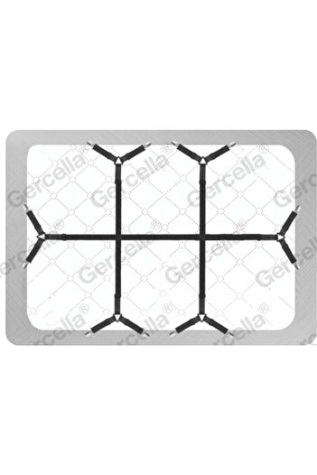 GERCELLA Elastic Triangle Sheet and Case Tightener Long Type Black