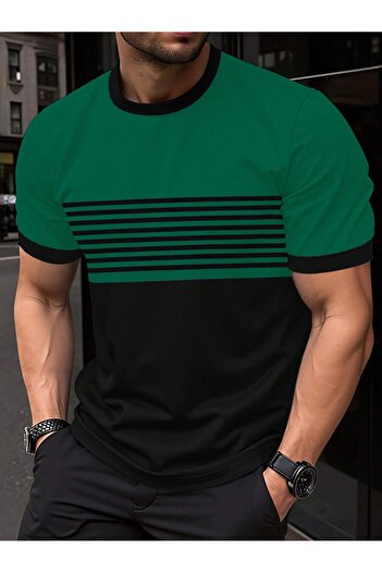 PENTHİLUS Comfortable Short-Sleeved T-Shirt with Simple and Modern Design Suitable for Men's Casual Wear