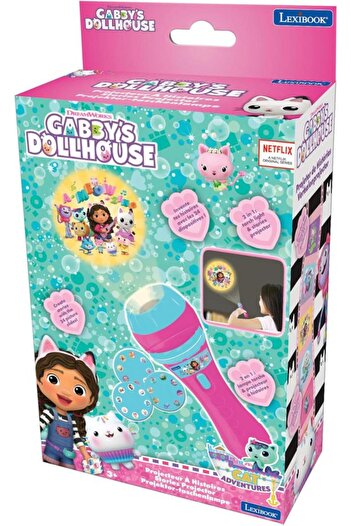 LEXIBOOK Lanterna Cu Proiector, Gabby'S Dollhouse, LEXIBOOK