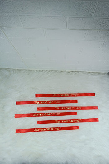 AZREN STORE Red Groomsmen Ribbon, Arm Ribbon, Wedding Sleeve, 1 Piece