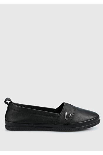 Eclipse Leather Black Women's Shoes