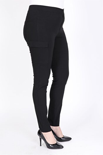 MYLİNE Beli Lastikli Kargo Pantolon