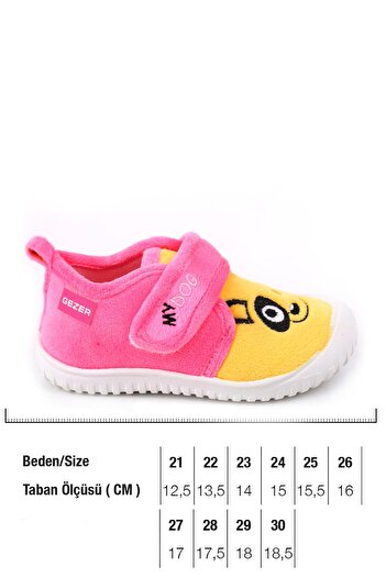 GEZER Girls/Boys Daily Velcro Slippers Nursery Shoes