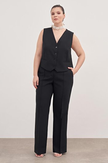 MYLİNE Straight Cut Classic Trousers