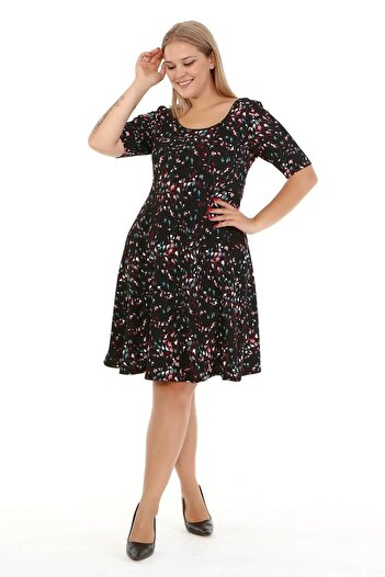 MYLİNE Round Neck Dress