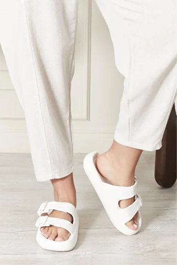 pasyone White Women's Daily Comfort Slippers