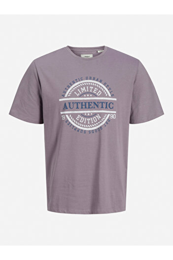 Produkt By Styli Slogan Print Crew Neck Regular Fit T-Shirt