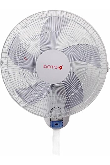 DOTS Wall fan 16", 3 Speed control, TFW-B04, Blue