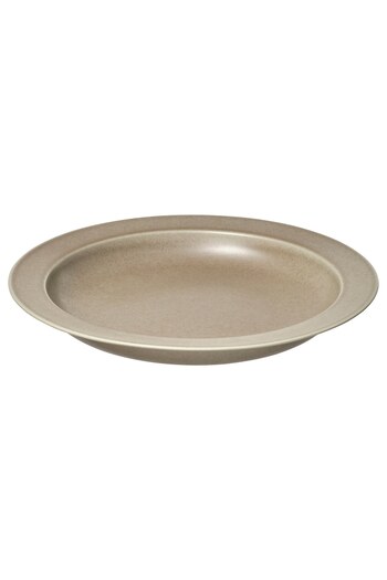 IKEA STOCKHOLM 2025 Serving Bowl by IKEA, Beige Stoneware, 34 cm Diameter, 1.4 L