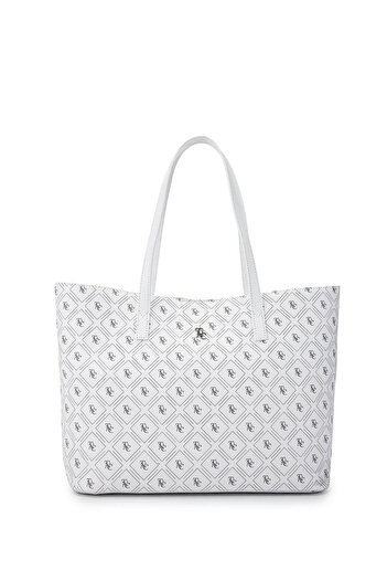 Tamer Tanca Women's Vegan White Shoulder Bag