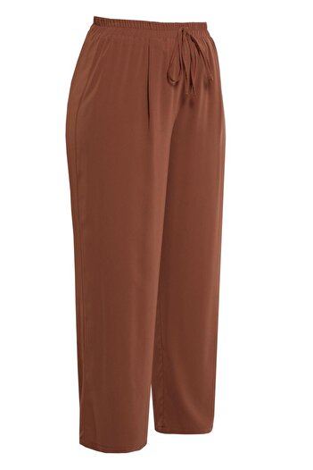 Alvina Plus Size Elastic Waist Trousers - 70732
