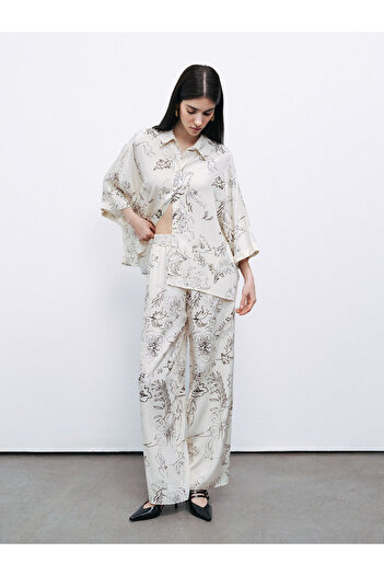 Nocturne Patterned Jacquard Trousers