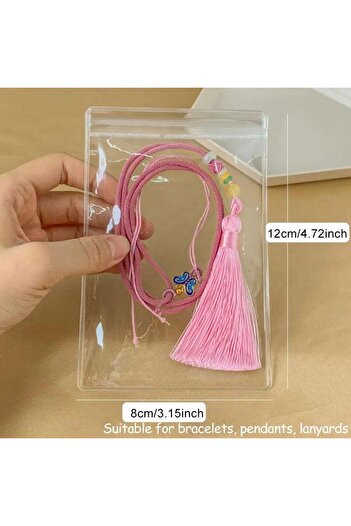 Choice 50PCS Large size 8x12cm 20/50/100 PVC transparent zipper bags, dust-proof and anti-oxidation pocket