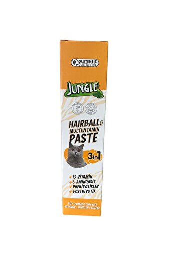 Jungle Cat Anti-hairball & Multivitamin Kedi Macunu 75 Ml