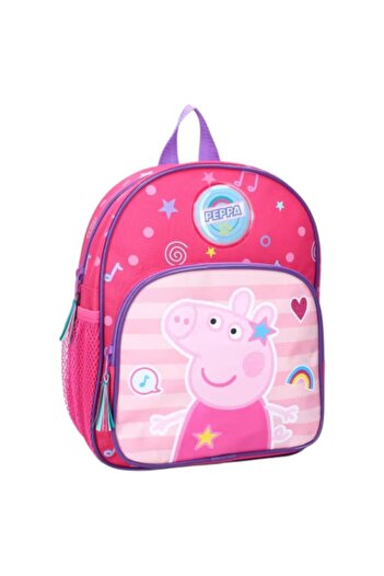 Peppa Pig Ghiozdan Peppa music and dance, dimensiuni 29x23x8 cm, multicolor