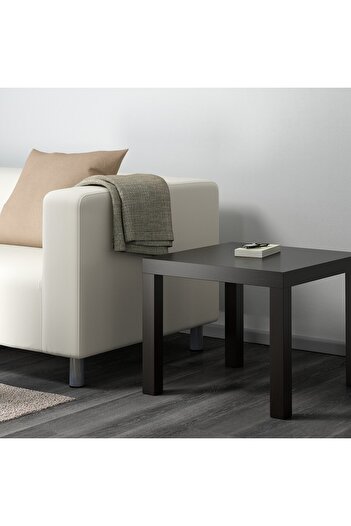 IKEA LACK Side table, black-brown, 55 x 55 cm