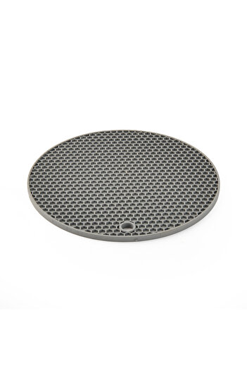 Baroness Silicone Round Trivet - Gray - 17.5 cm