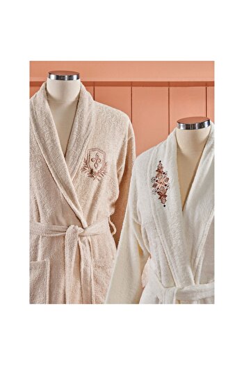 Taç Palace Bamboo Family Set of 4 Ecru Color